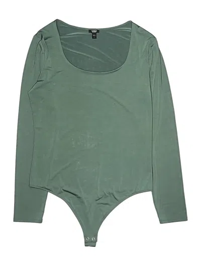 Pre-owned Express Bodysuit In Green