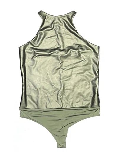 Pre-owned Express Bodysuit In Green
