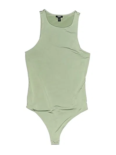 Pre-owned Express Bodysuit In Green
