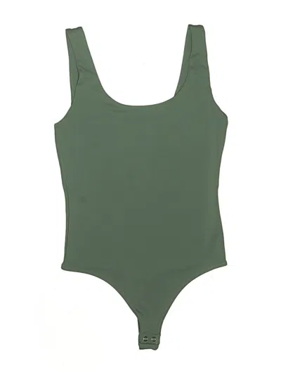Pre-owned Express Bodysuit In Green