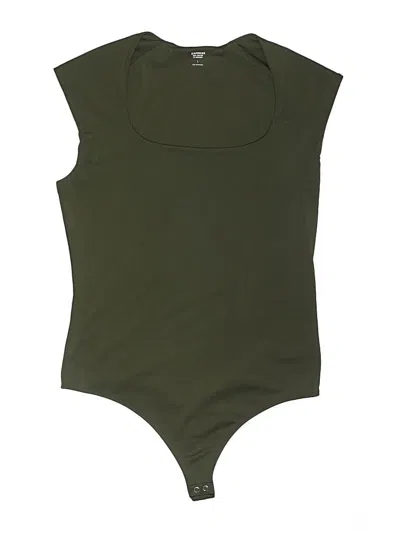 Pre-owned Express Bodysuit In Green