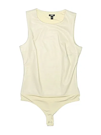 Pre-owned Express Bodysuit In Ivory