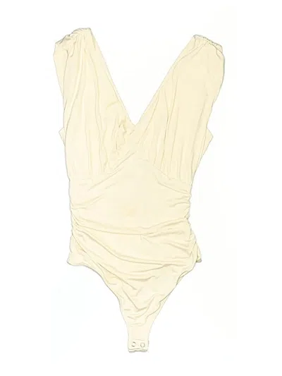 Pre-owned Express Bodysuit In Ivory