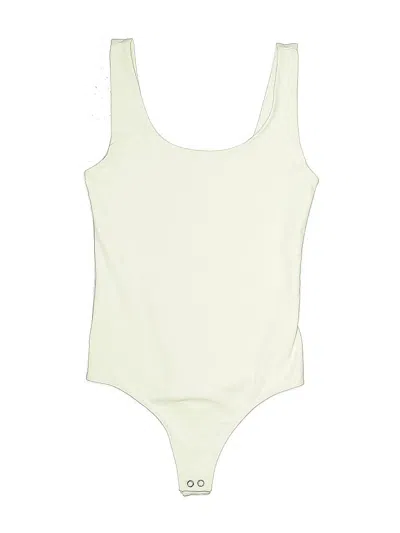 Pre-owned Express Bodysuit In Ivory