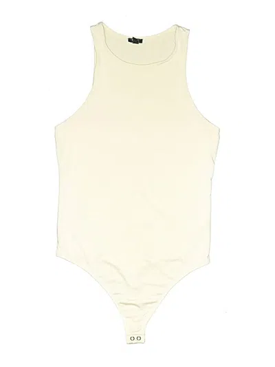 Pre-owned Express Bodysuit In Ivory