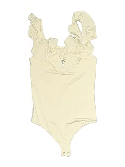 Pre-owned Express Bodysuit In Ivory