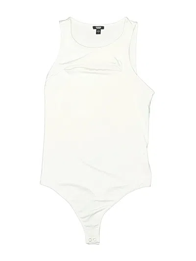 Pre-owned Express Bodysuit In Ivory