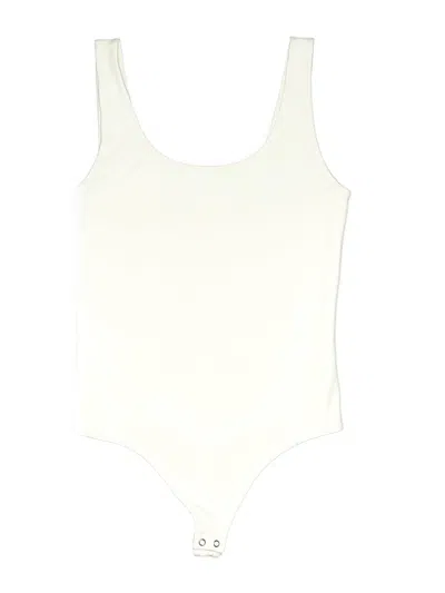 Pre-owned Express Bodysuit In Ivory