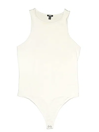Pre-owned Express Bodysuit In Ivory