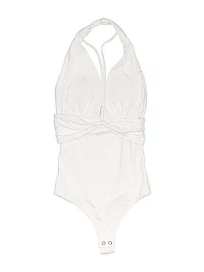 Pre-owned Express Bodysuit In Ivory