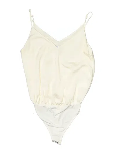 Pre-owned Express Bodysuit In Ivory