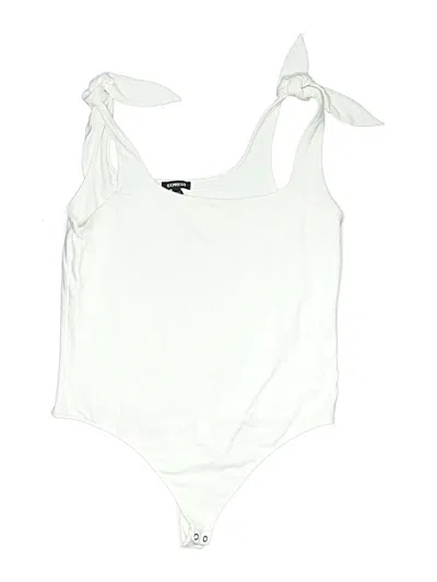 Pre-owned Express Bodysuit In Ivory
