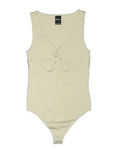 Pre-owned Express Bodysuit In Ivory