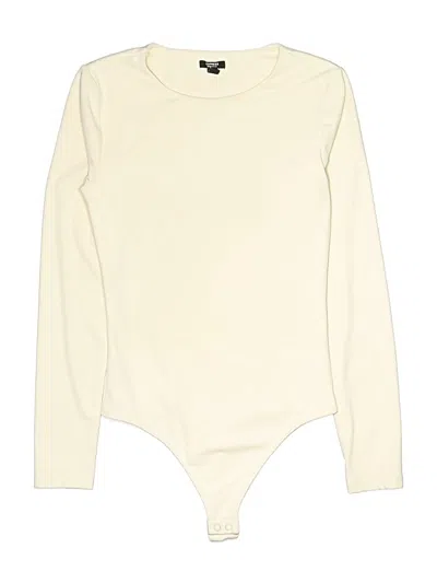 Pre-owned Express Bodysuit In Ivory