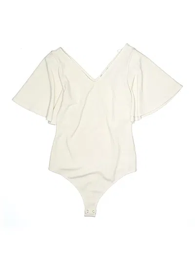 Pre-owned Express Bodysuit In Ivory