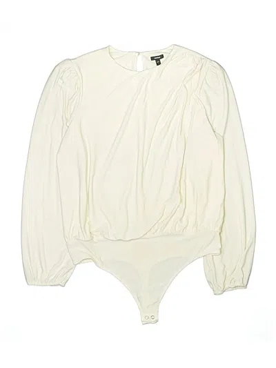 Pre-owned Express Bodysuit In Ivory