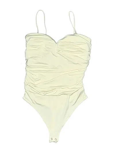 Pre-owned Express Bodysuit In Ivory