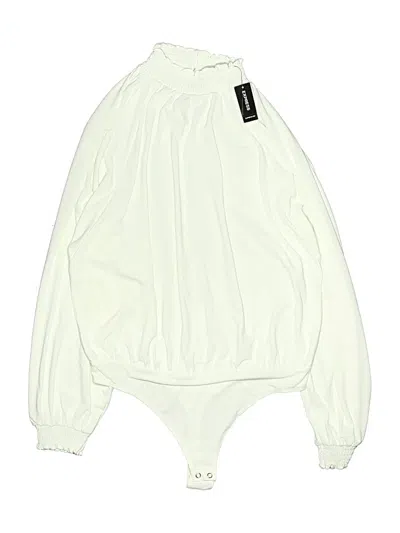 Pre-owned Express Bodysuit In Ivory