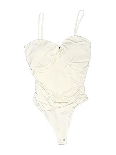 Pre-owned Express Bodysuit In Ivory