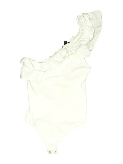 Pre-owned Express Bodysuit In Ivory