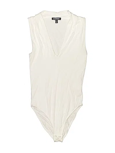 Pre-owned Express Bodysuit In Ivory