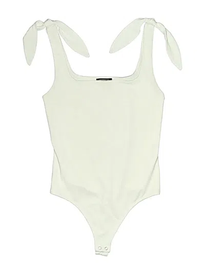 Pre-owned Express Bodysuit In Ivory