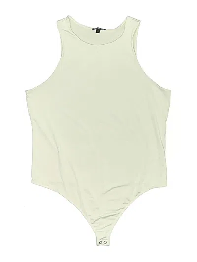 Pre-owned Express Bodysuit In Ivory