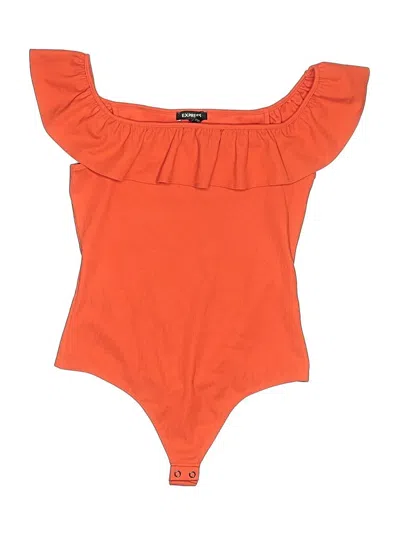Pre-owned Express Bodysuit In Orange