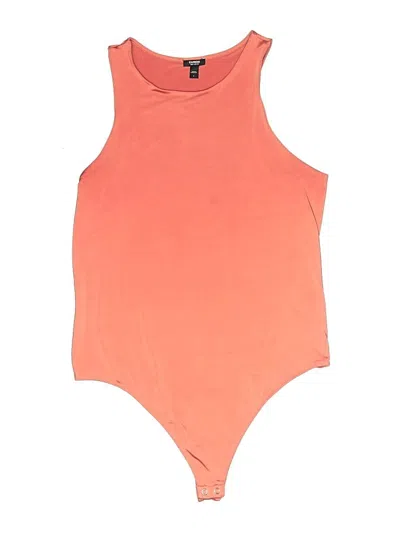 Pre-owned Express Bodysuit In Orange