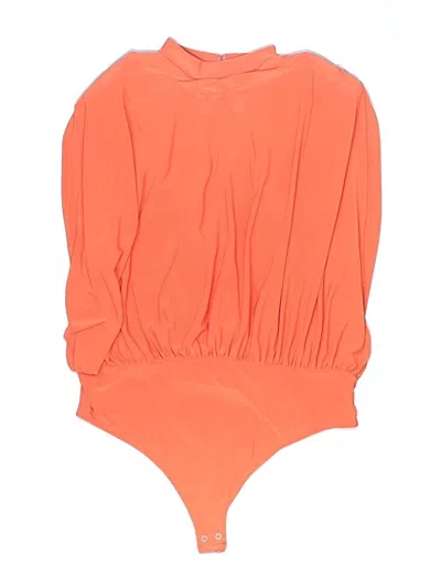 Pre-owned Express Bodysuit In Orange