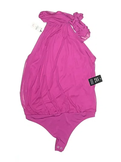 Pre-owned Express Bodysuit In Pink