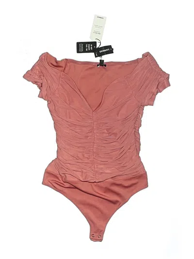 Pre-owned Express Bodysuit In Pink