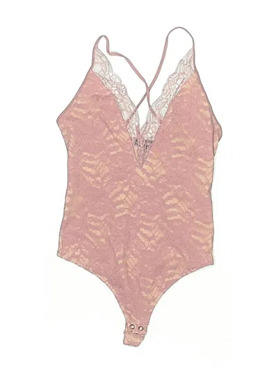 Pre-owned Express Bodysuit In Pink