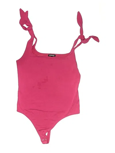 Pre-owned Express Bodysuit In Pink