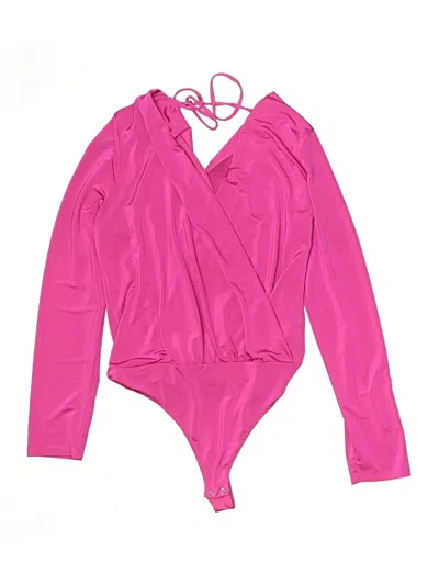 Pre-owned Express Bodysuit In Pink