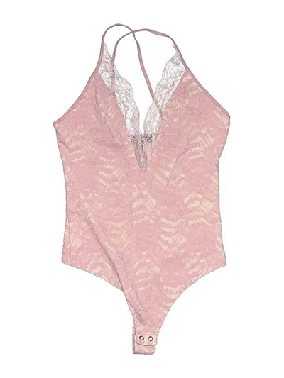Pre-owned Express Bodysuit In Pink