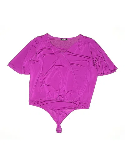 Pre-owned Express Bodysuit In Purple