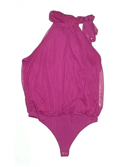 Pre-owned Express Bodysuit In Purple