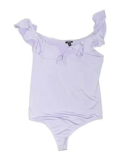 Pre-owned Express Bodysuit In Purple