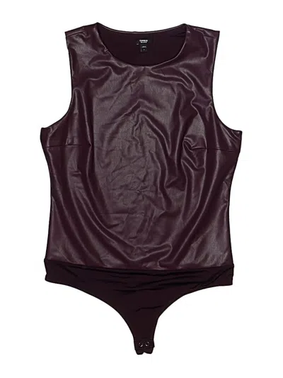 Pre-owned Express Bodysuit In Purple