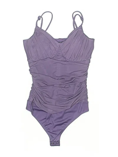 Pre-owned Express Bodysuit In Purple