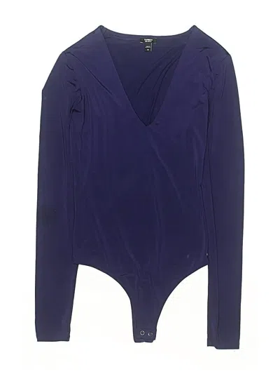 Pre-owned Express Bodysuit In Purple