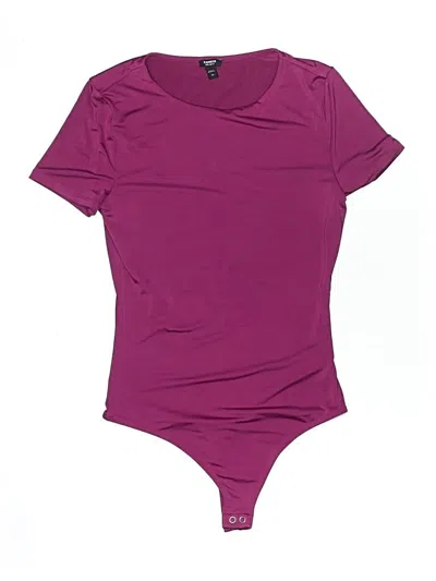 Pre-owned Express Bodysuit In Purple