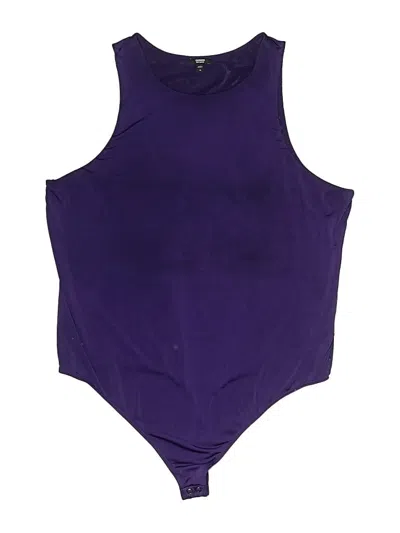 Pre-owned Express Bodysuit In Purple