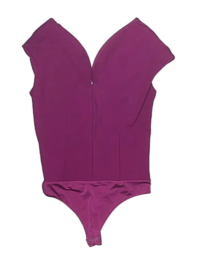 Pre-owned Express Bodysuit In Purple