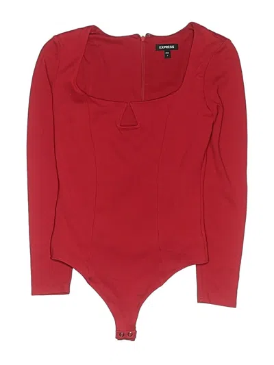 Pre-owned Express Bodysuit In Red