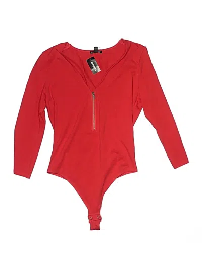Pre-owned Express Bodysuit In Red