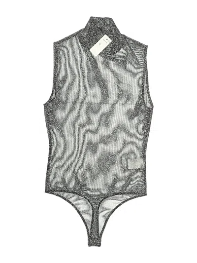 Express Bodysuit In Silver