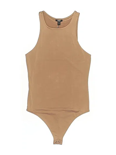 Pre-owned Express Bodysuit In Tan