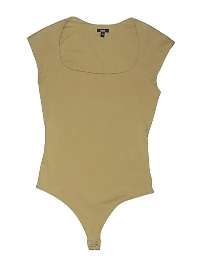 Pre-owned Express Bodysuit In Tan